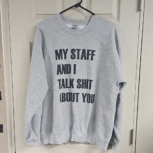 Gray Graphic Sweatshirt